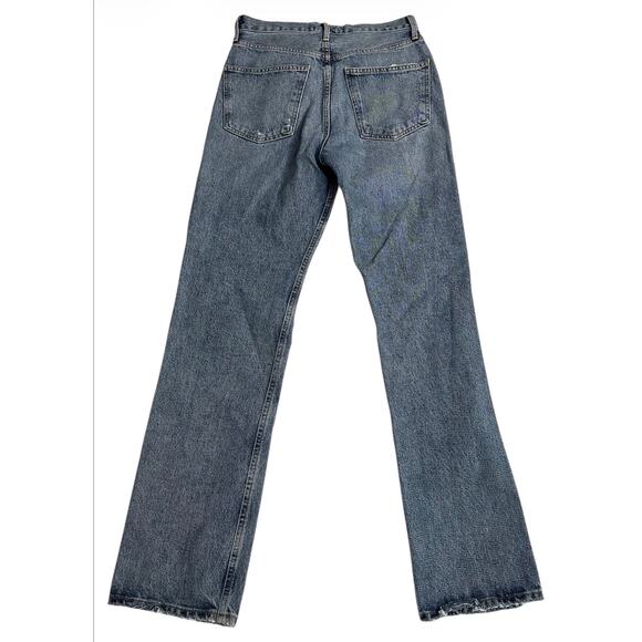 AGOLDE Lana Mid-Rise Straight-Leg jeans in the Backdrop wash size 26 - Picture 6 of 8